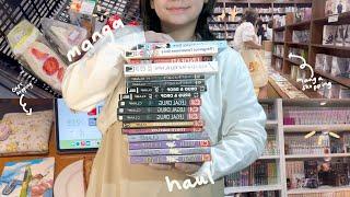 manga shopping + haul, cafe hopping, reading manga | vlog 