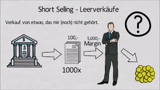 Leerverkauf, Blankoverkauf, Short Selling & Wertpapierleihe einfach erklärt! (mit Rechenbeispiel)