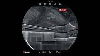 Nocpix ACE S60r thermal laser rangefinder testing - INCREDIBLE! 1200 yards easily!