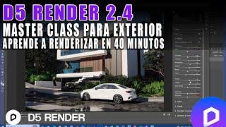 MASTER CLASS D5 RENDER 2.4 Y PHOTOSHOP  FACHADAS MODERNAS