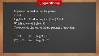 9709 P3 - 5.2 Logarithms