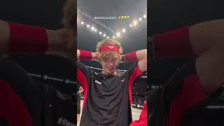 Andrey Rublev Kisses Shapo #andreyrublev