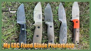 My EDC Fixed Blade Preference #knife #edc #everydaycarry