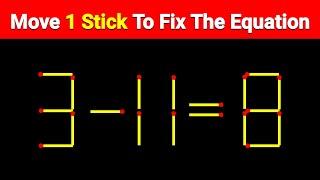 If you are GENIUS solve this | Matchstick puzzle | Ep : 29