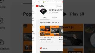 youtube video in html page || youtube video in html video tag