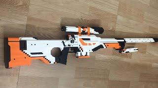 LEGO gun awp Asiimov (cs:go) (Kevin 183)