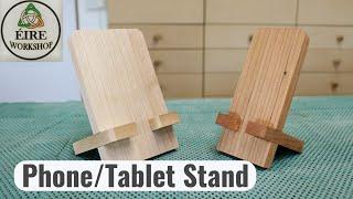 DIY Phone Stand / Tablet Stand.  Simple Gift Idea