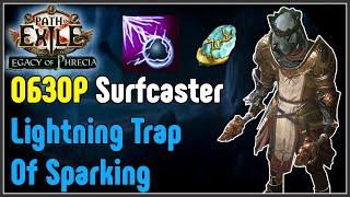 Lightning Trap of Sparking Surfcaster. Обзор гира. Крафт вещей. Path of Exile 3.25 Legacy of Phrecia