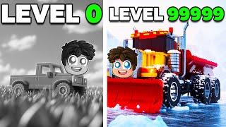 MAX LEVEL Plow In Roblox Snow Plow Simulator!