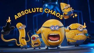 Despicable me 4 but it's mostly the minions being absolutely chaotic for 5 minutes and 27 seconds