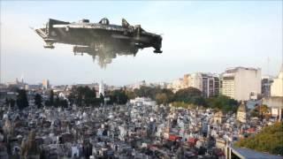 Spaceship over Recoleta