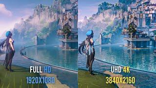 Wuthering Waves Gameplay PC Full HD vs UHD 4K