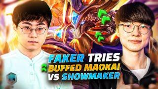 FAKER reworked Maokai vs SHOWMAKER... *NEW META?*