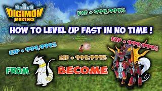 Digimon Master Online - Guide How To Level Up Fast In No Time !
