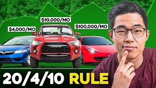How Much Car You Can REALISTICALLY Afford! (By Income Level)