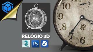 ⏲️ Relógio Antigo 3D 3ds Max e Vray | Gfx Total