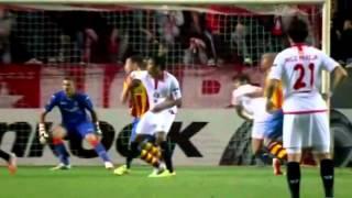 Sevilla F.C 2- 0 Valencia C.F Semifinal Uefa Ida