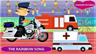 THE RAINBOW SONG - Learn colors with nursery rhymes for kids | #rainbowTv