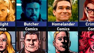 The Boys Comparison Series vs Comics