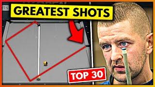 Top 30 GREATEST Pool Shots of ALL TIME | UPDATED 2024