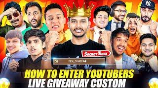 HOW TO ENTER YOUTUBER'S GIVEAWAY CUSTOM  *Secret Trick* QNA 2025