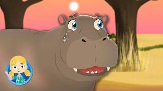 Hippo on Safari | Doctor Poppy' on Safari | Animals For Kids | Cartoon Animals