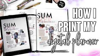 How I Print My Digital Planner | Printing with Mixbook | Digital Planning