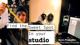 Find the Sweet Spot & Listening Position in your Home Studio