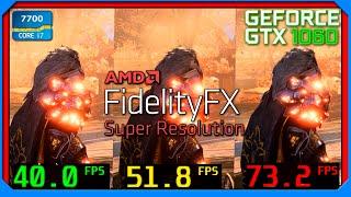 Godfall - FidelityFX Super Resolution FULL TEST Nvidia GTX 1060 1440p 1080p 720p Comparison AMD FSR