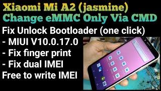 Change eMMC Only Mi A2 Without Box via CMD | Fix Dual IMEI | Fix All Bug @mobilecareid