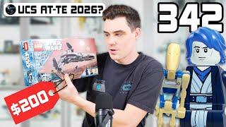 $200 LEGO Star Wars Qui-Gon Jinn UPDATE! LEGO UCS AT-TE? & FORCE GHOST Minifigs! | ASK MandR 342