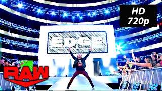 Edge RETURNS! Edge entrance on WWE Raw Jan. 27, 2020 HD