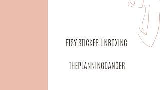 ThePlanningDancer Vinyl Cash Envelopes & Expense Tracking Labels | Unboxing | Etsy Shop |