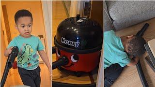 My 3-Year-Old Son’s Vacuuming Skills Will Blow You Away! | Henry the Vacuum Cleaner Pro