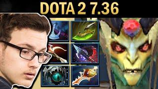 Medusa Gameplay Miracle with Rapier and 1100 GPM - Dota 7.36