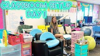 FLEXIBLE SEATING CLASSROOM SETUP: DAY 1