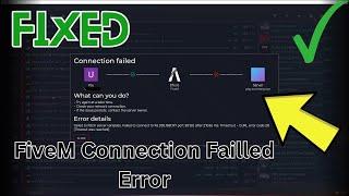 How to Fix FiveM Connection Failled Error | fivem connection failed error server connection timed