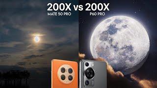 Huawei P60 Pro vs Huawei Mate 50 Pro Live Zoom Test Comparison