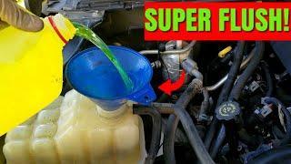 How To Flush Your Coolant System! | Chevy Silverado Coolant Change Drain & Fill