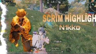 PUBG MOBİLE / Scrim Highlight / N1kko #pubgmobile #highlights