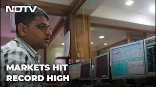 Market News: Sensex, Nifty Hit Record Highs On Strong December Quarter Earnings