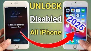 iphone is disabled connect to itunes fixed without computer || 2025