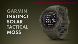 GARMIN Instinct Solar Tactical Moss ⌚ УМНЫЕ Часы с GPS Для ТУРИЗМА  ЗАРЯД 54 ДНЯ!