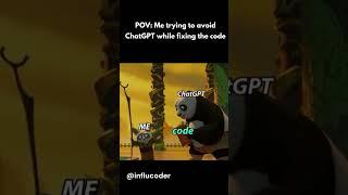 Me:I don't need to check ChatGPT's code. Also me:Okay, maybe just a little peek "#DeveloperProblems