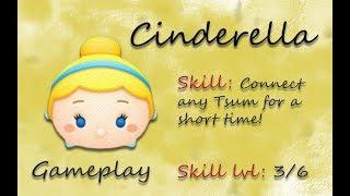 Line Disney Tsum Tsum - Cinderella Gameplay Skill 3