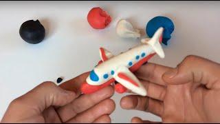 Play Doh Plane | Play & Learn How to Make Plane