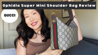 Gucci | Ophidia Super Mini Shoulder Bag Review, What Fits, Mod Shots. Newest Gucci Bag