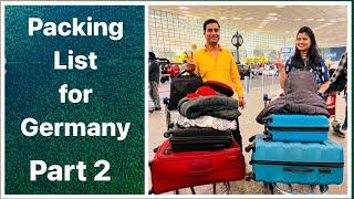 Packing List for Germany | Don't forget to pack these items | Watch this video and save your money |