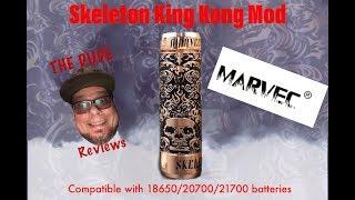 Skeleton King Kong Hybrid Mechanical Mod by Marvec/ Full Review