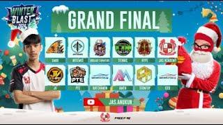 FREE FIRE WINTER BLAST BY JAS ACADEMY | DAY 8 GRAND FINAL